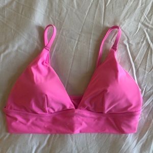 NWT Aerie Longline Triangle Bikini Top